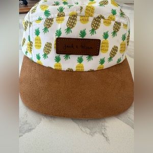 Jack & Winn SnapBack pineapple hat small 8-24 months